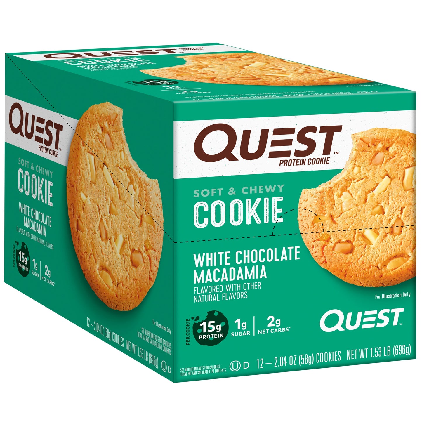 Quest Nutrition Cookie 12X59g