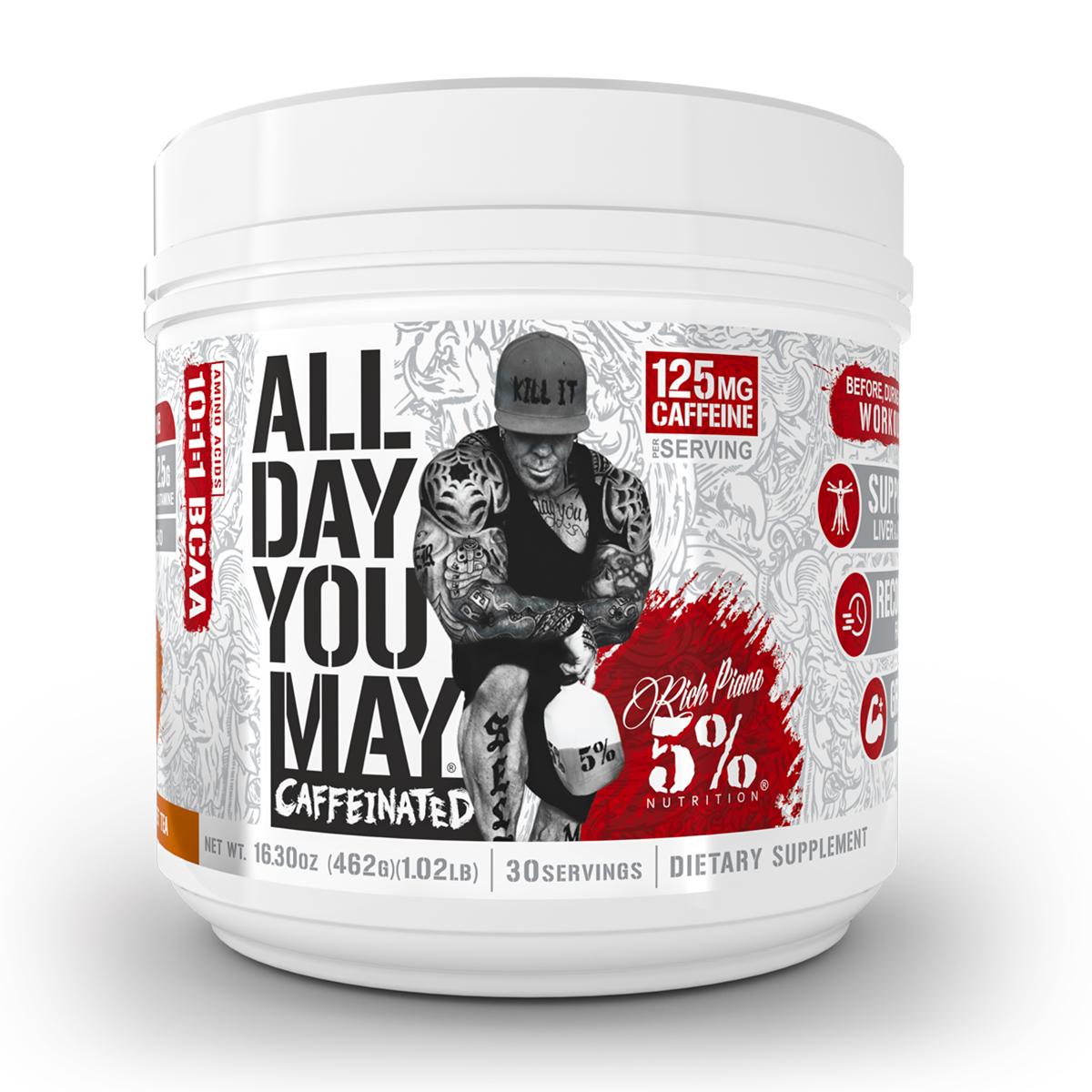 5% Nutrition All Day You May CAFFEINATED 30 Serve
