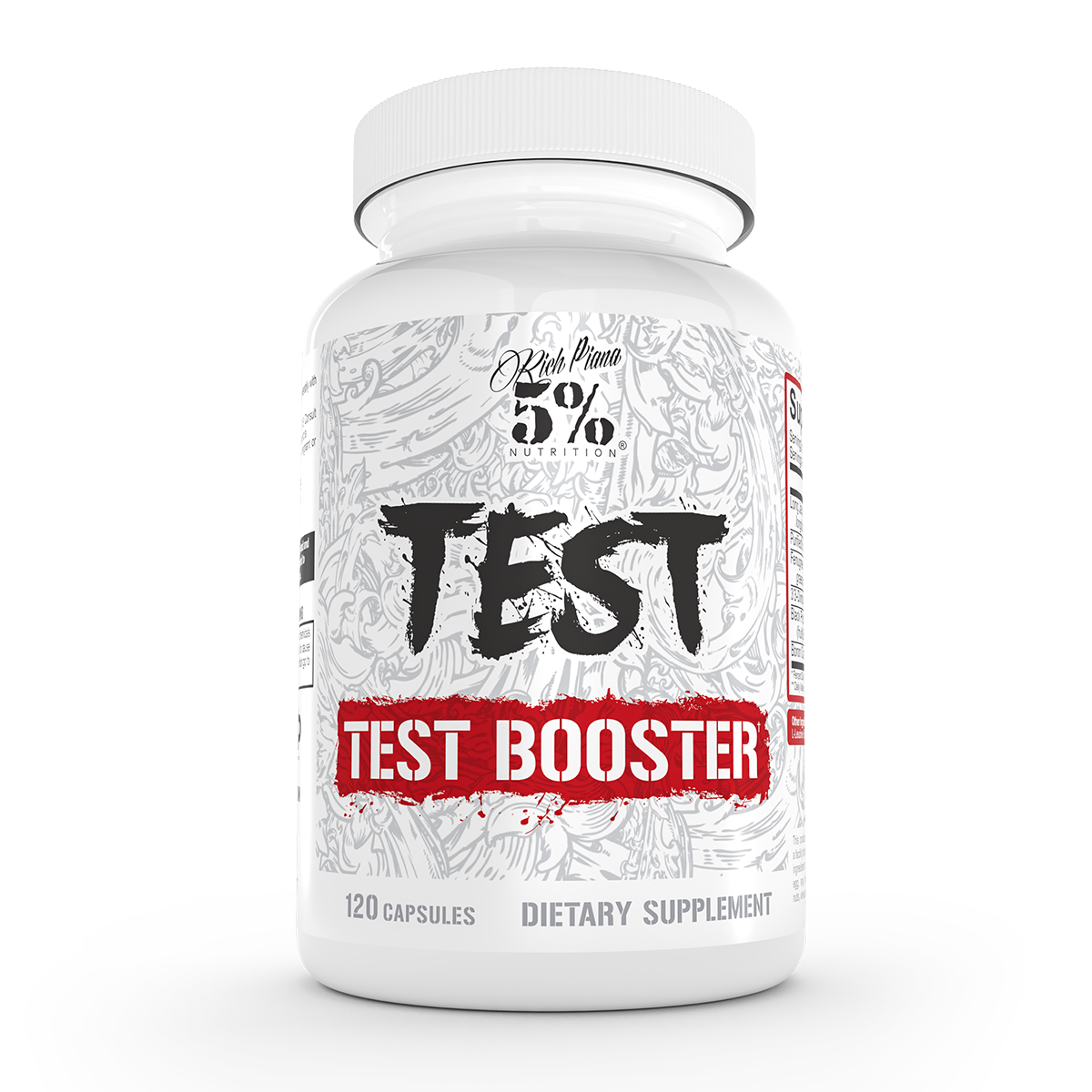 5% Nutrition Test Booster 120 Caps