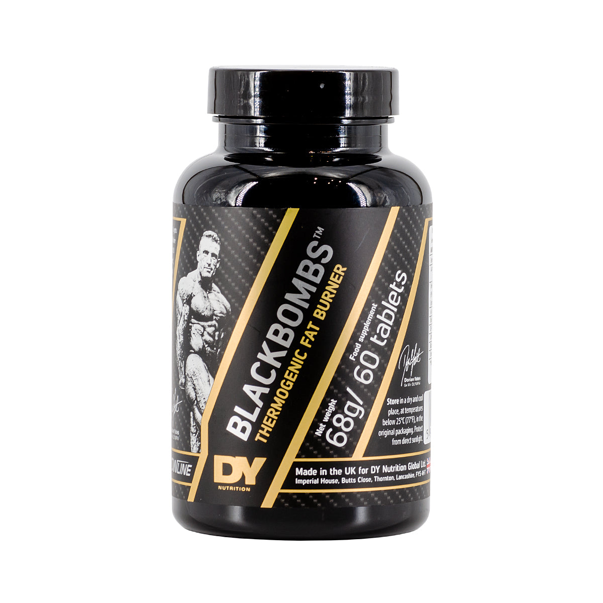 DY Nutrition Black Bombs 68g 60 Capsules