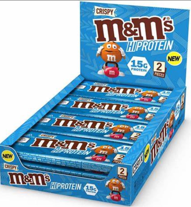 M&M Protein Bar 12x52g
