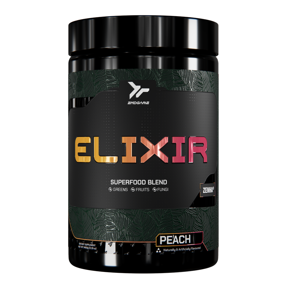 Endgame Elixir Superfood Blend 275g (Peach)