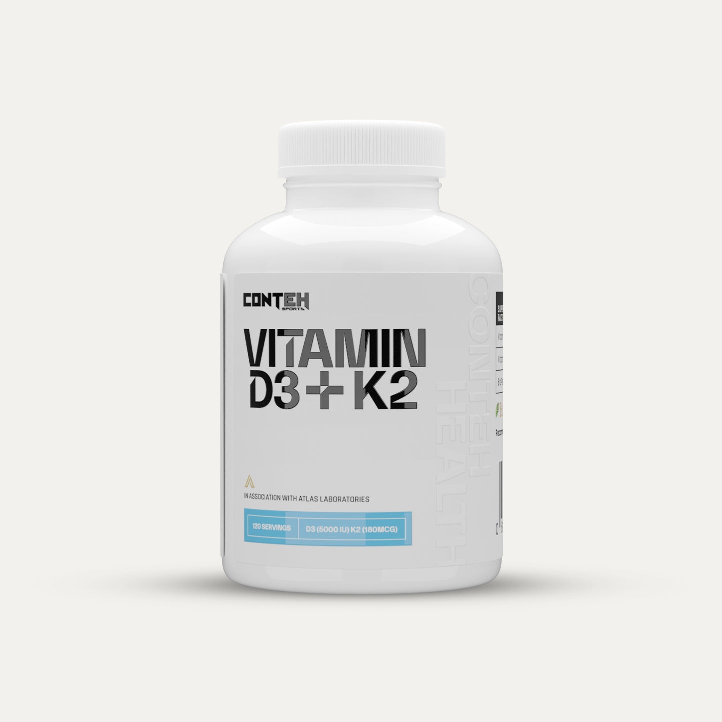 Conteh Sports Vitamin D3 & K2 120 Caps
