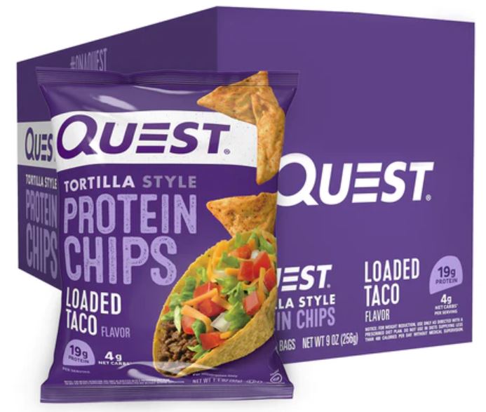 Quest Tortilla Protein Chips 8x32g