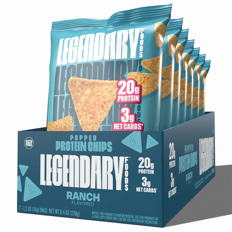 Legendary Foods Protein Chips 7x34g