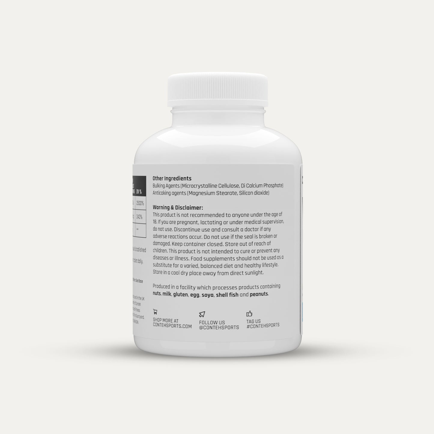 Conteh Sports Vitamin D3 & K2 120 Caps