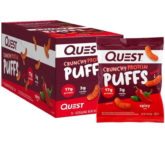 Quest Protein Puffs 10x28g (Spicy)