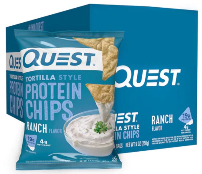 Quest Tortilla Protein Chips 8x32g