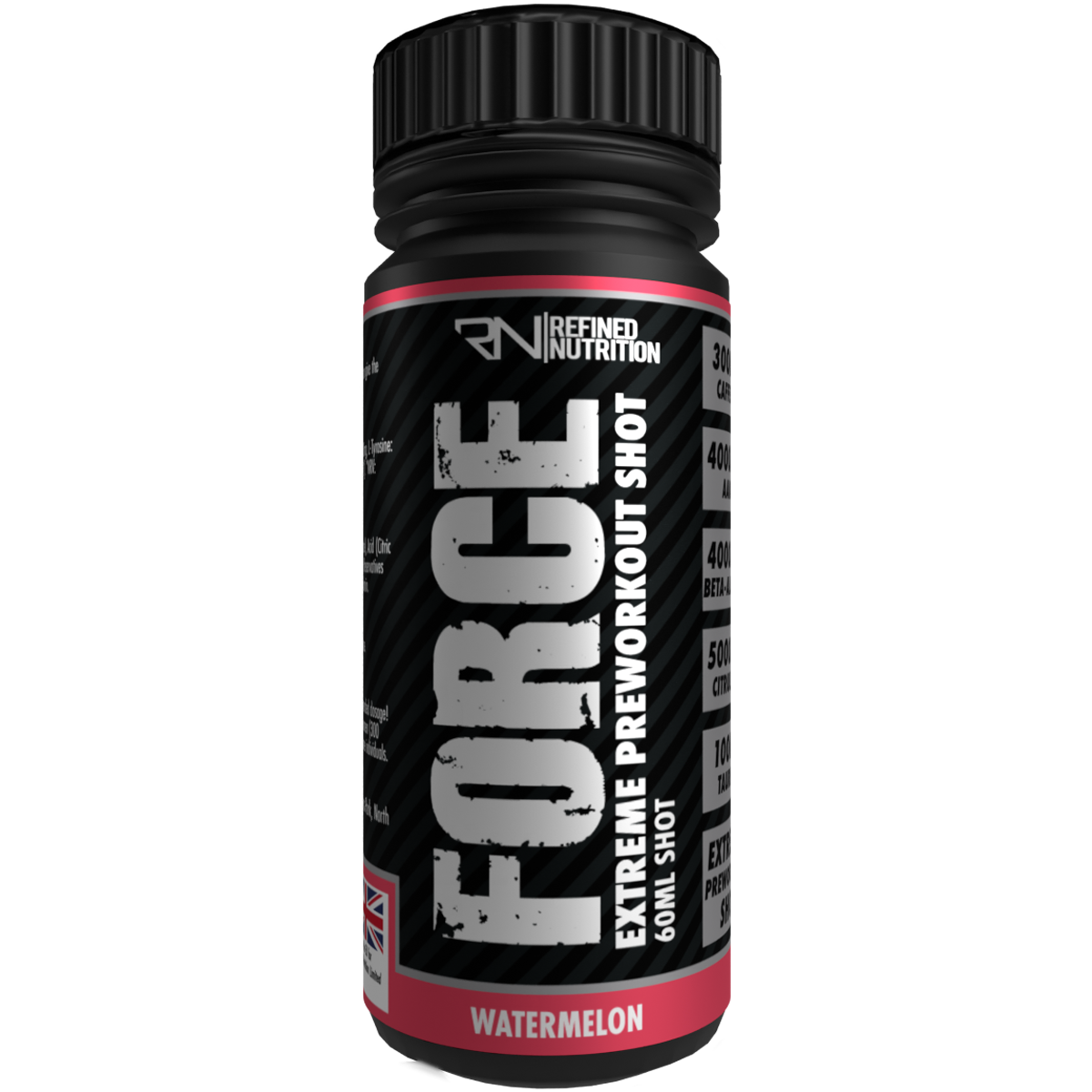 Refined Nutrition Force Extreme Stim Pre-Workout Shots 12x60ml