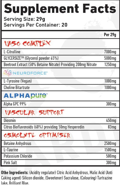 TWP Vari V2 Non Stim Pre-Workout 580g