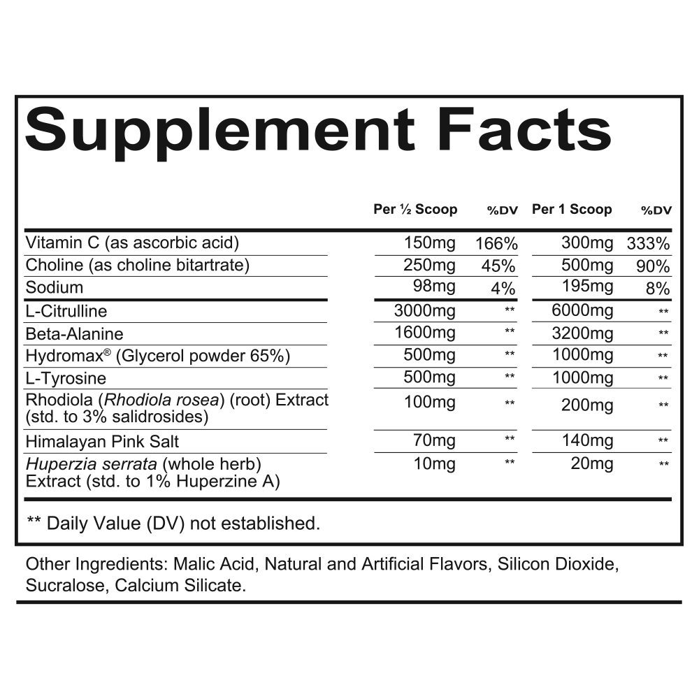 Redcon1 Total War PUMP 30 Serv
