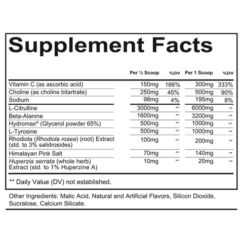 Redcon1 Total War PUMP 30 Serv