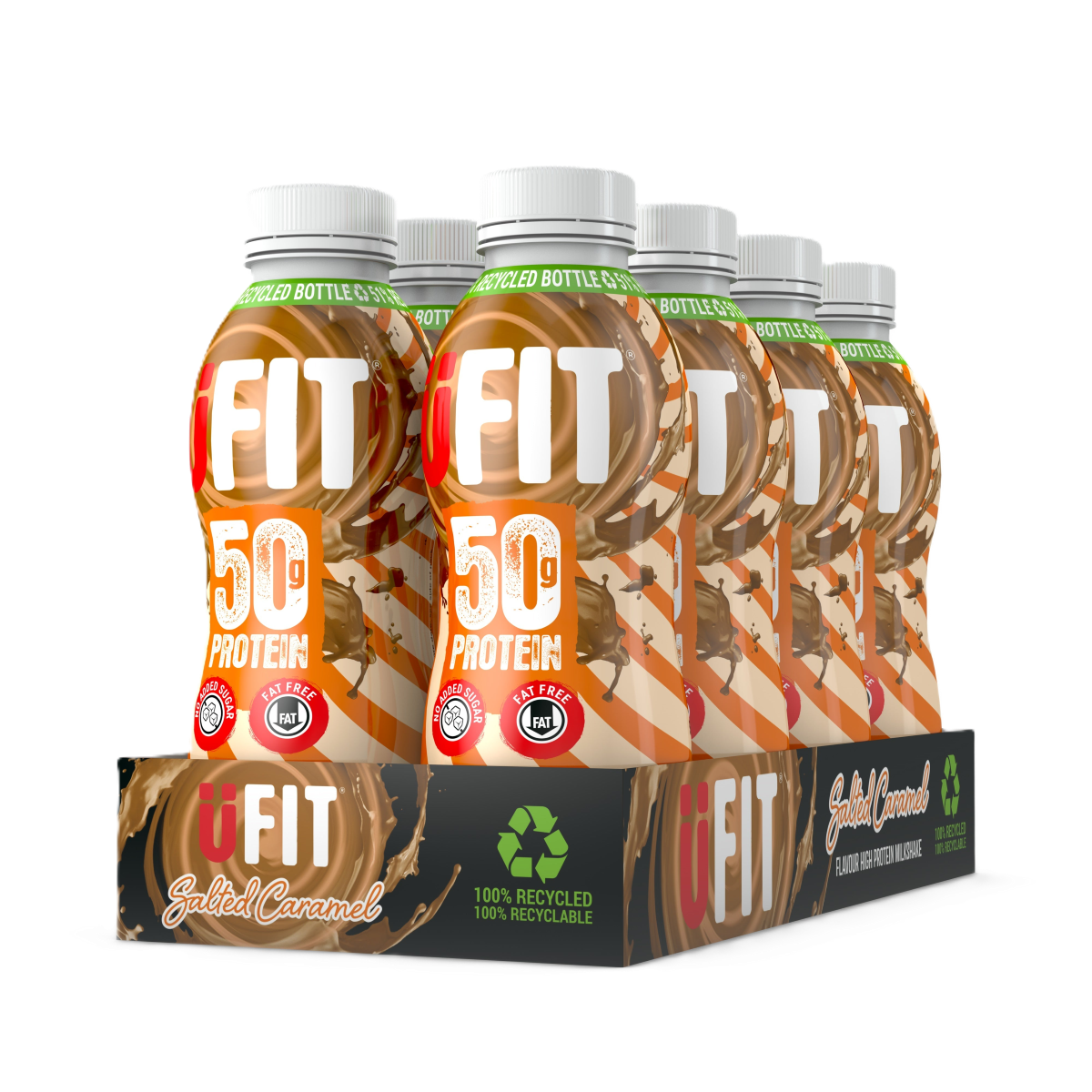 UFit 50g Protein Shakes 8x500ml