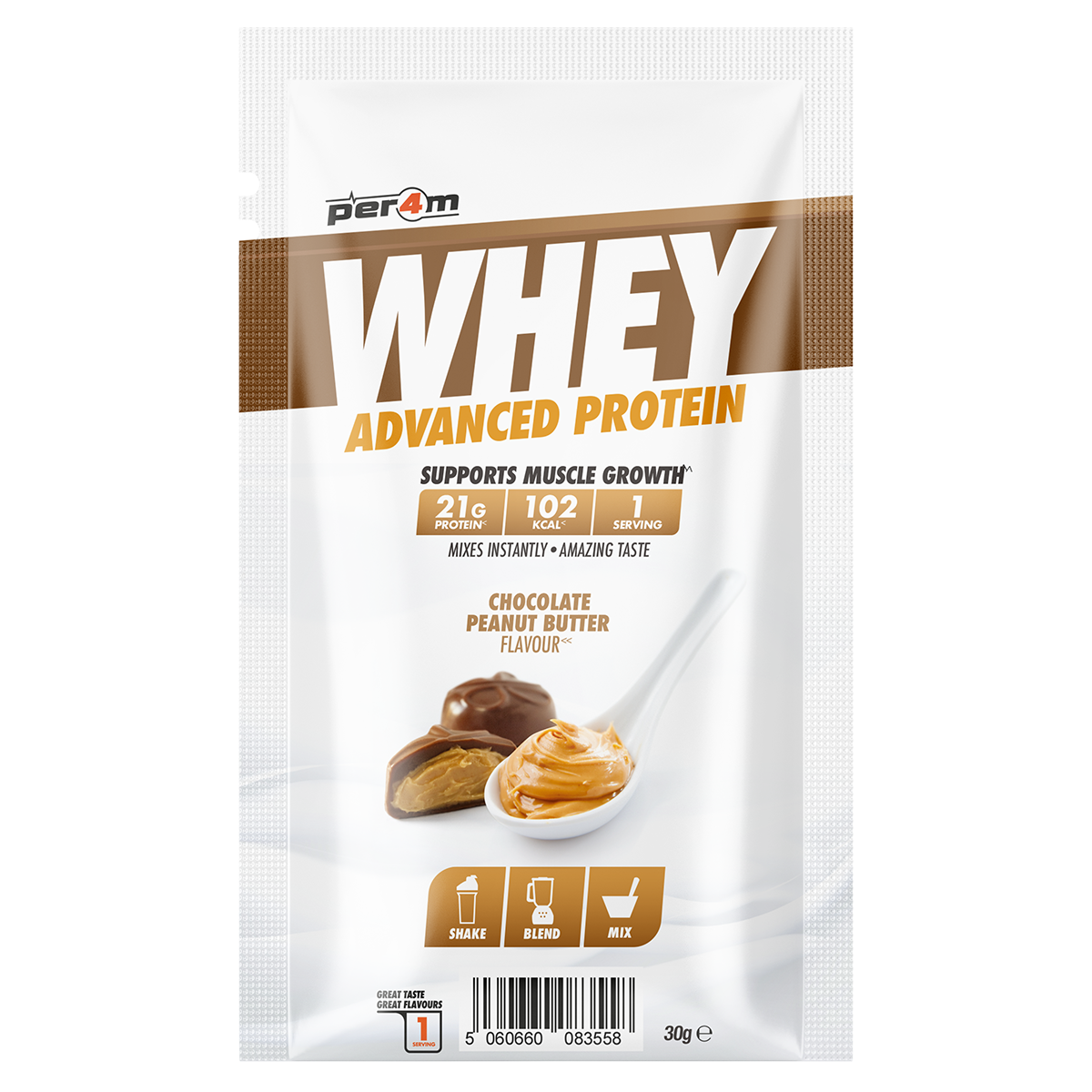 Per4m Whey Protein 30g Sachet