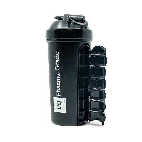 Pharma Grade Shaker/Pill Box 700ml (Black)