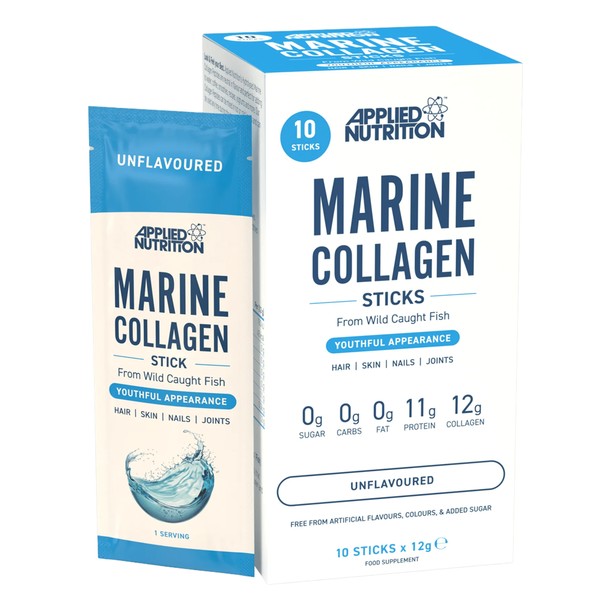 Applied Nutrition Marine Collagen STICKS 10x12g