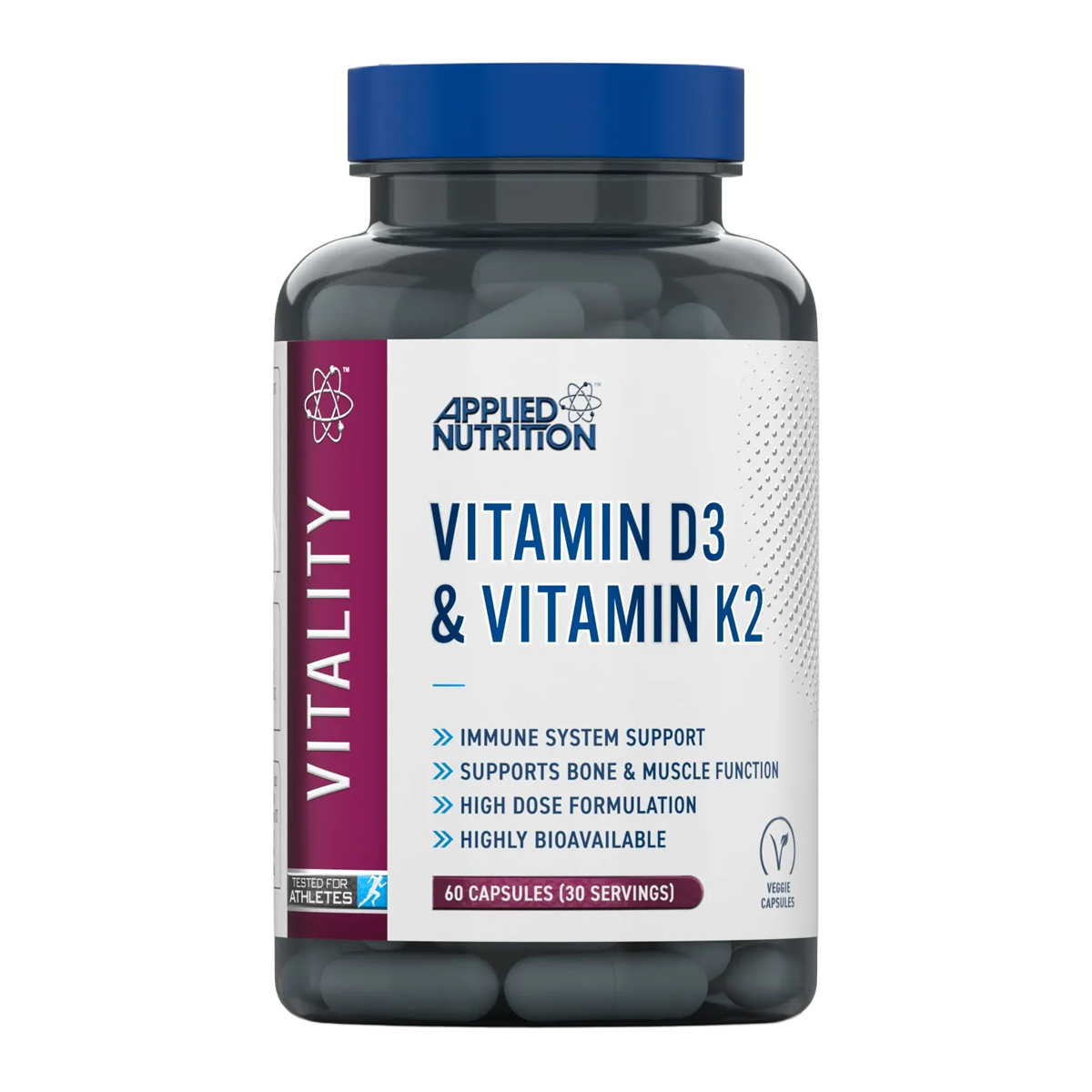 Applied Nutrition Vitamin D3 & K2 60 Capsules