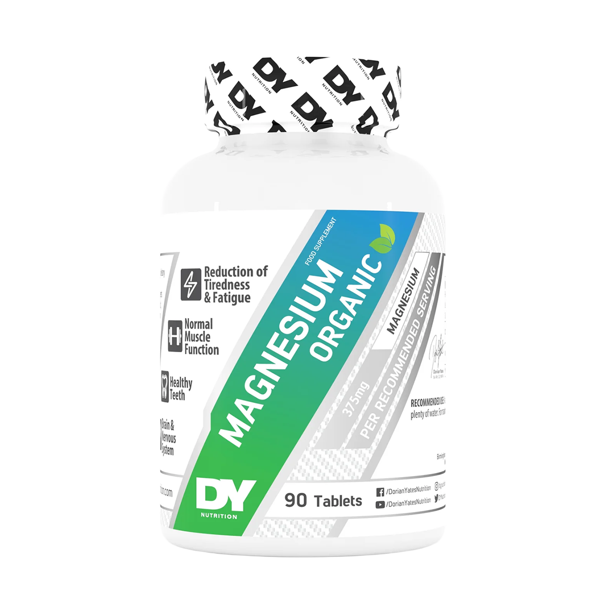 DY Nutrition Magnesium Organic 90 Tabs