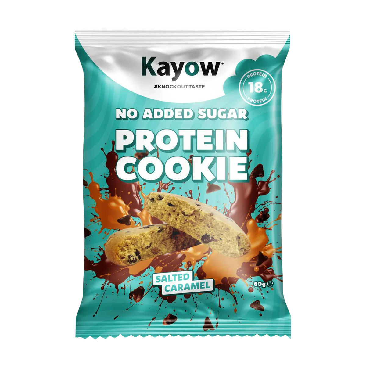 Kayow No Added Sugar Protein Cookies 12x60g
