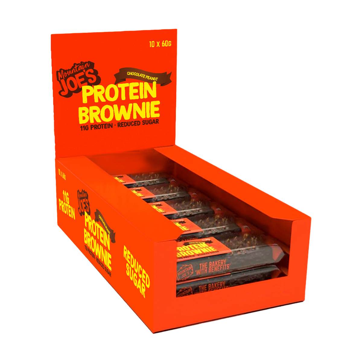 Mountain Joes Protein Brownie 10x60g