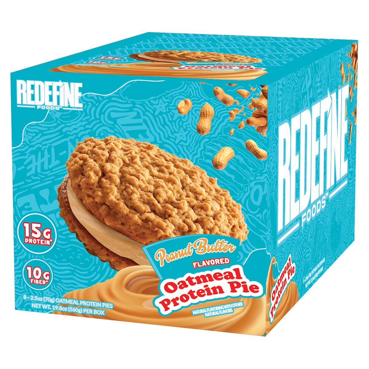 Redefine Foods Oatmeal Protein Pie 8x70g