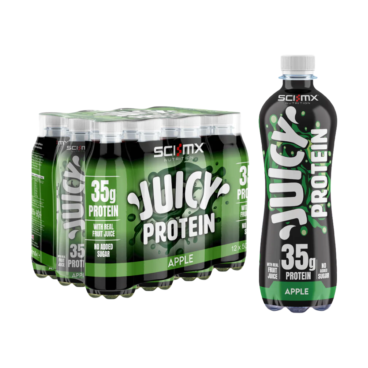 SCI-MX 35G Juicy Protein 12x500ml (Apple)