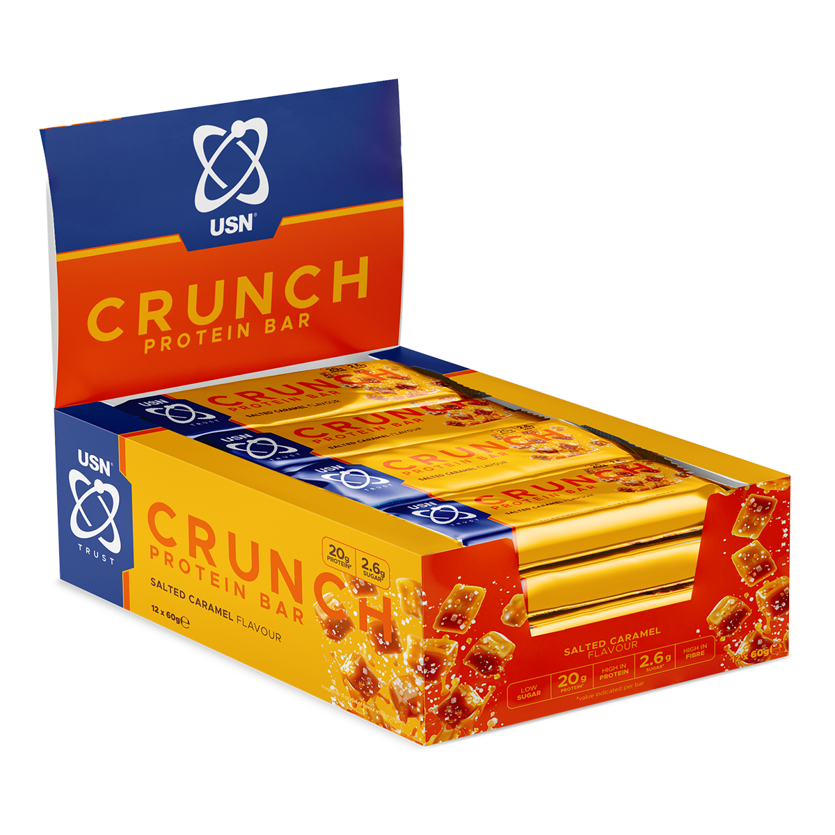 USN Trust Crunch Protein Bars 12x60g