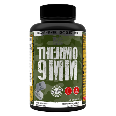 100% Or Nothing Pro Series Thermo 9mm Fat Burner 60 Caps