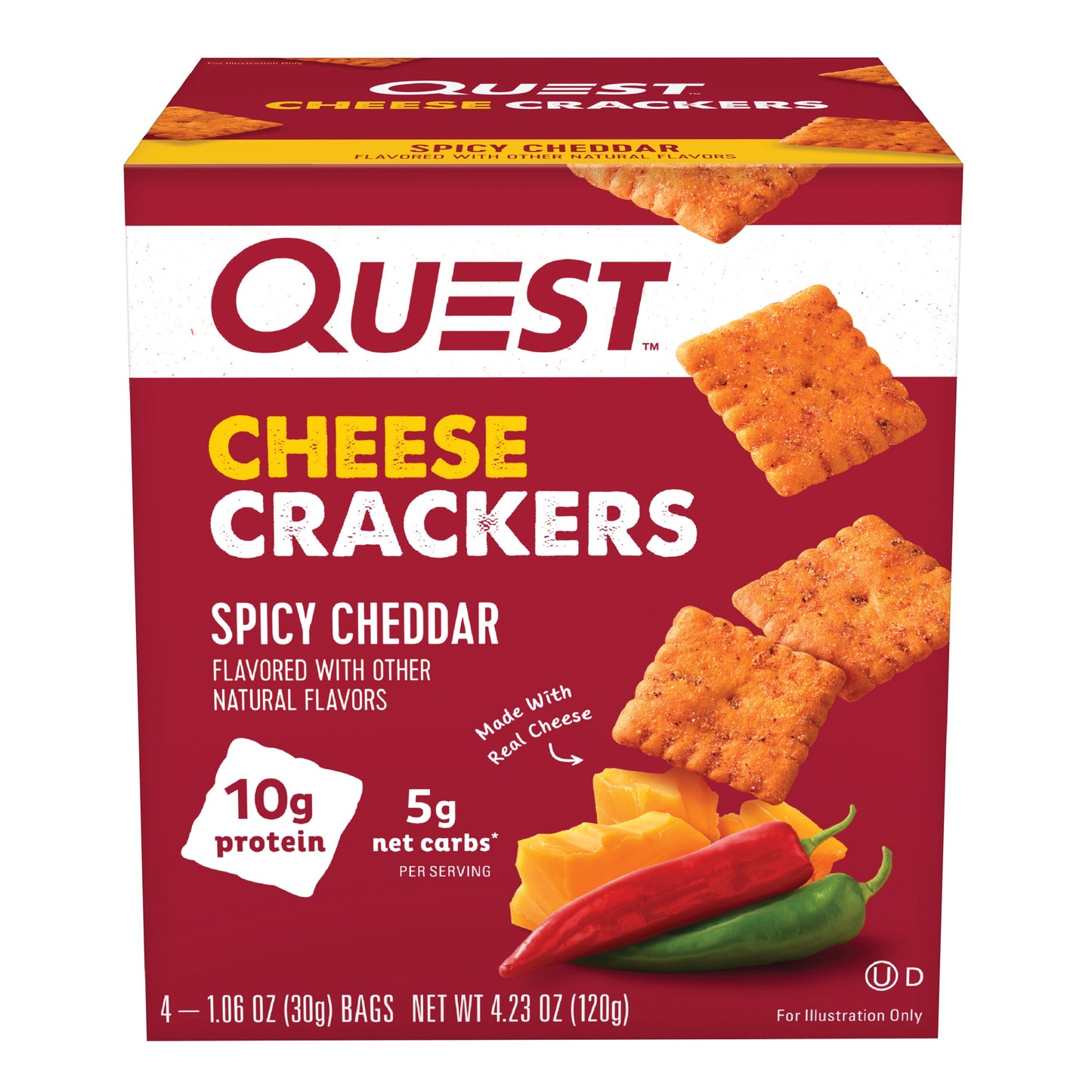Quest Cheese Crackers 4x30g