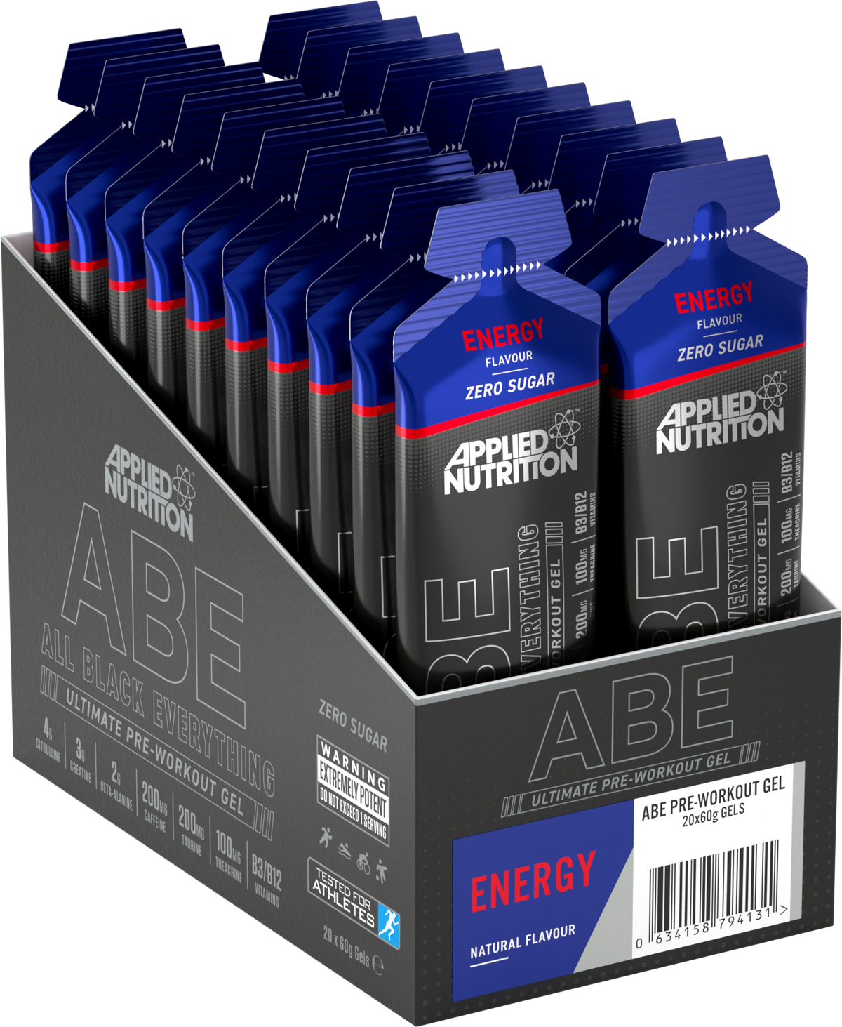 Abe Protien Applied Nutrition ABE Gel Shots 20x60ml – Protein Bargain Wholesale