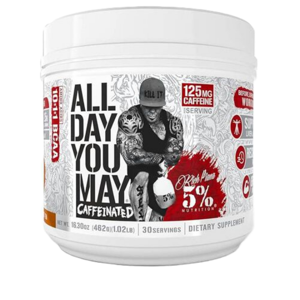 5% Nutrition All Day You May CAFFEINATED 30 Serv