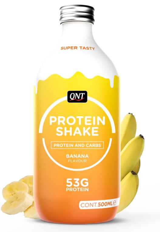 QNT Sports Muscle 53g Protein Shake RTD 12X500ml (Minimum Order qty 20 cases)