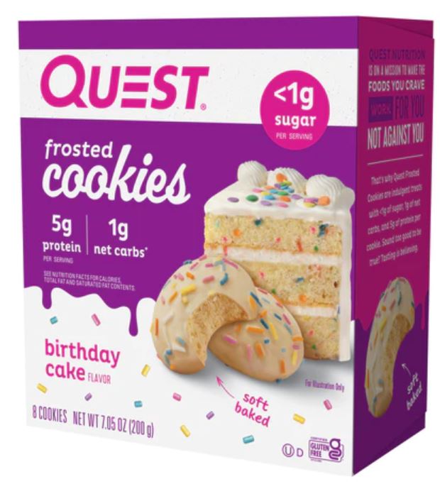 Quest Frosted Cookie 8x25g