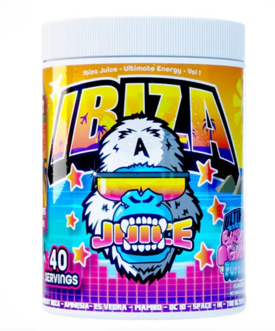 Gorillalpha Ibiza Juice ULTIMATE ENERGY VOL 1 480G (LUVD UP)