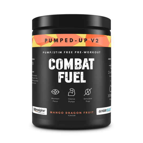 Combat Fuel Pumped Up V2 450g (Strawberry & Lime)