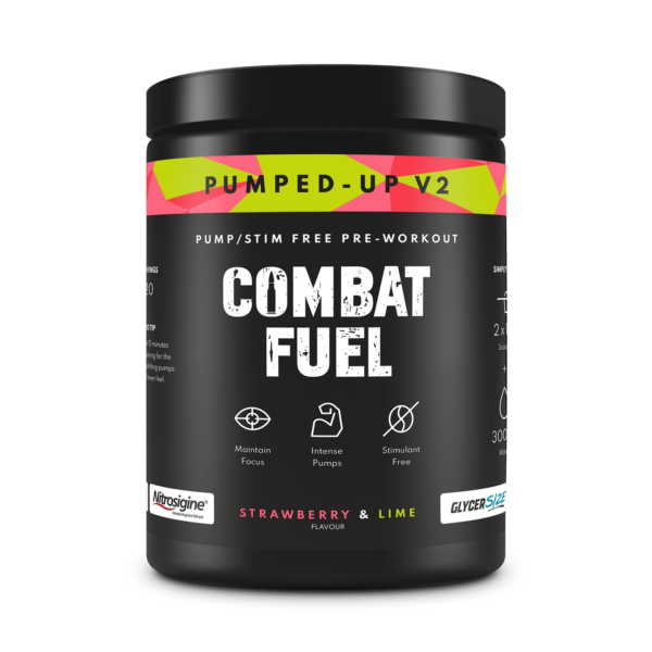 Combat Fuel Pumped Up V2 450g (Strawberry & Lime)