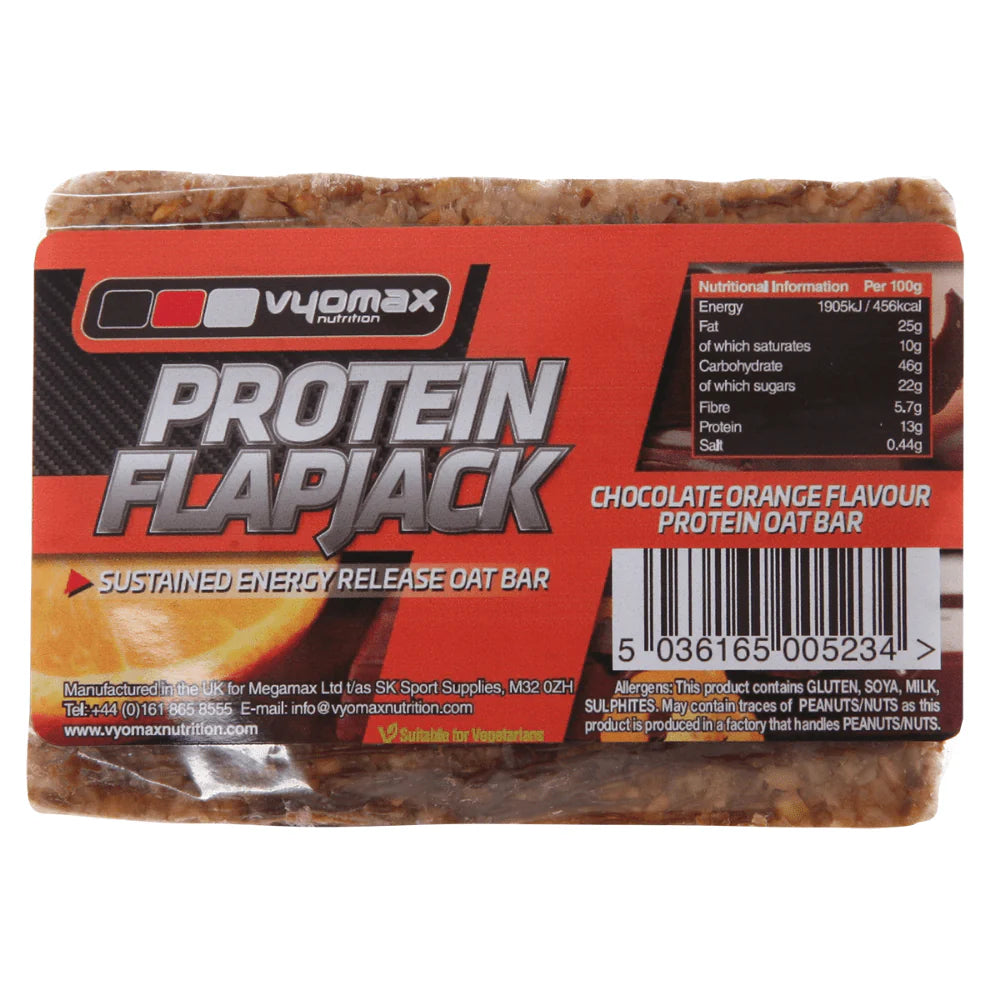 Vyomax Nutrition Protein Flapjack 12x100g
