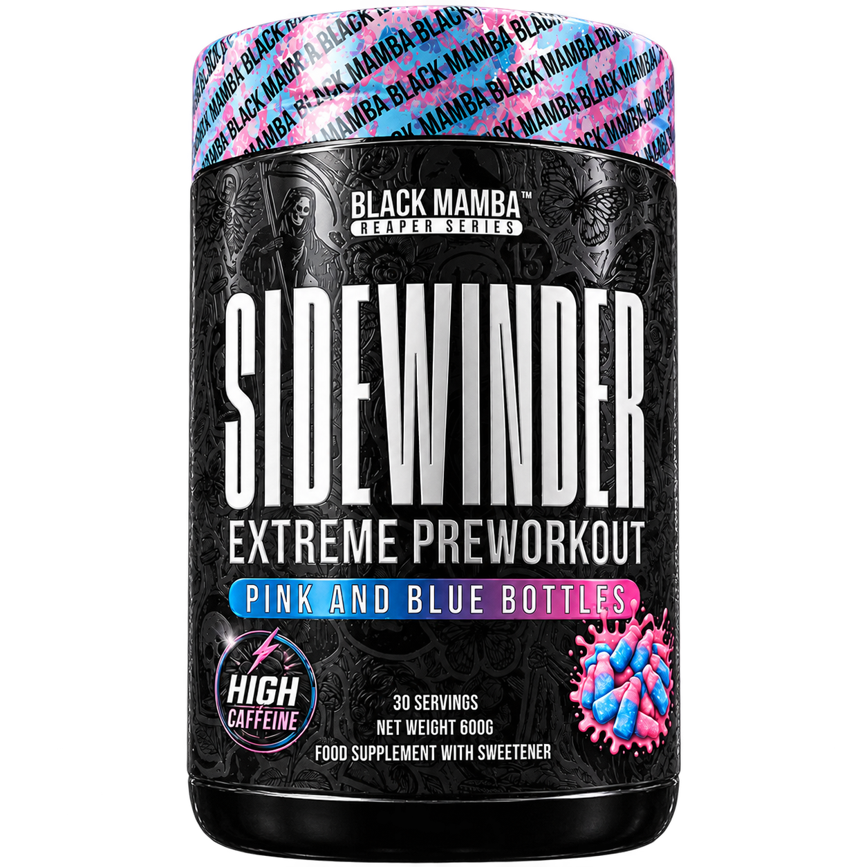 Black Mamba Sidewinder Extreme Pre Workout 600g