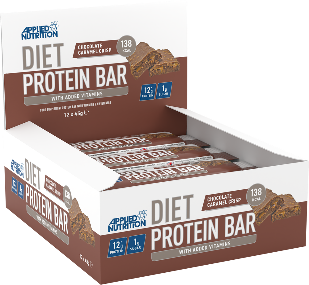 Applied Nutrition Diet Whey Protein Bar 12x45g