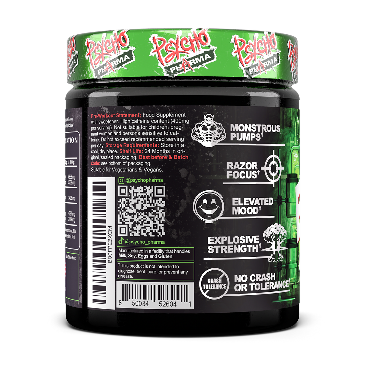 Psycho Pharma Edge of Insanity Pre Workout 310g