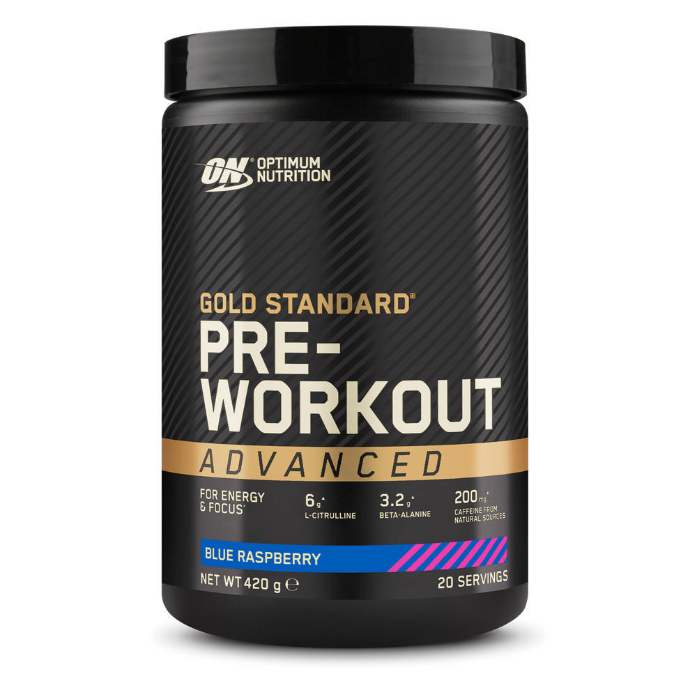 Optimum Gold Standard Pre Workout Advanced 420g (Blue Raspberry)