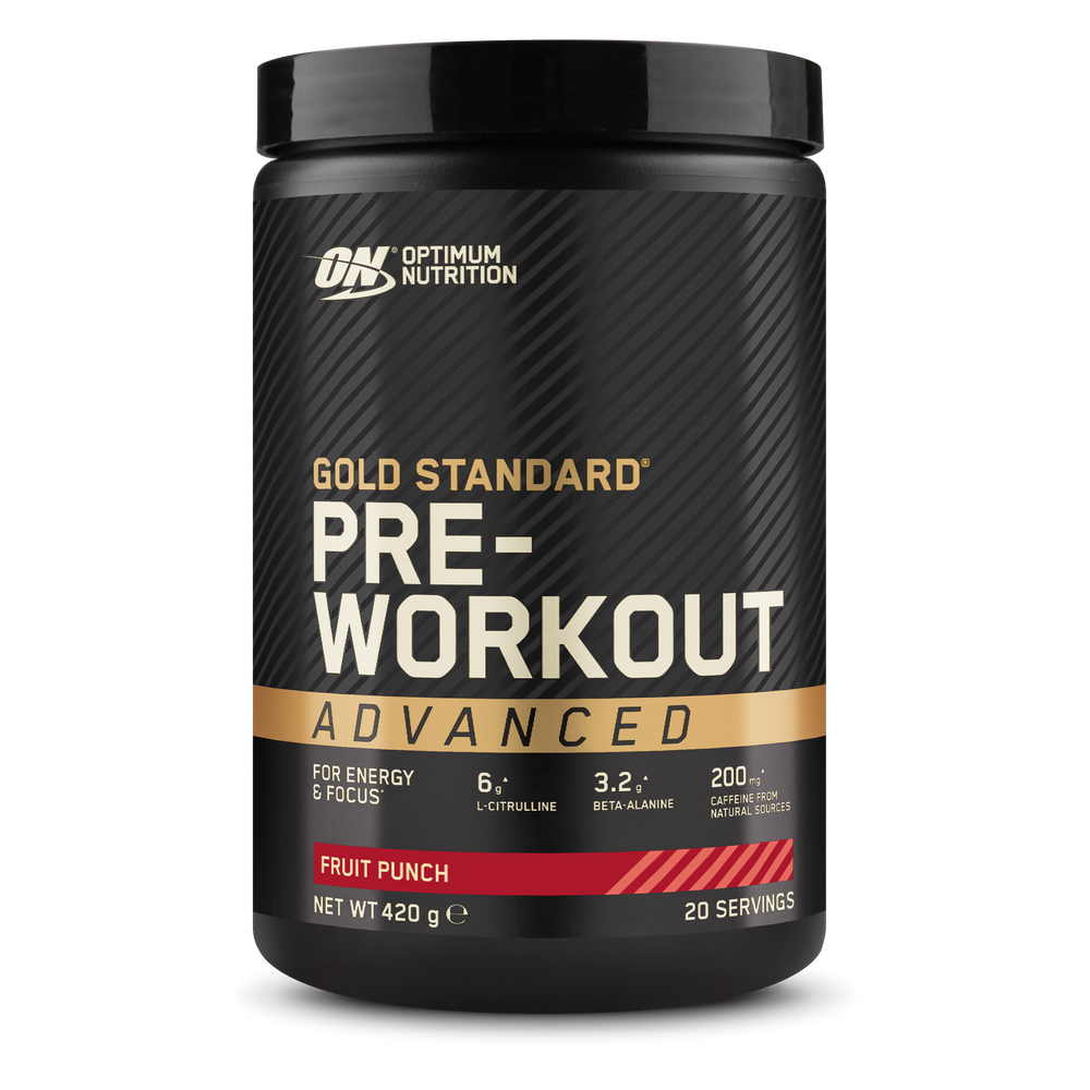 Optimum Gold Standard Pre Workout Advanced 420g (Blue Raspberry)