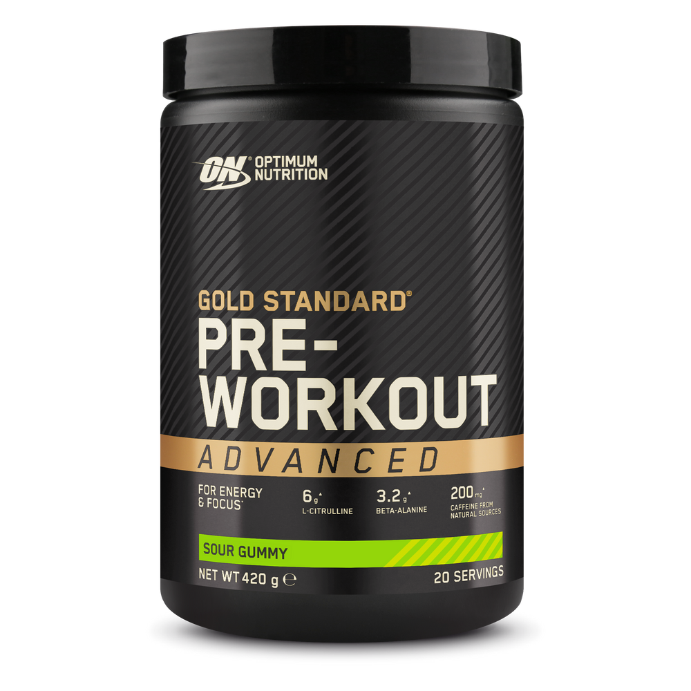 Optimum Gold Standard Pre Workout Advanced 420g (Blue Raspberry)