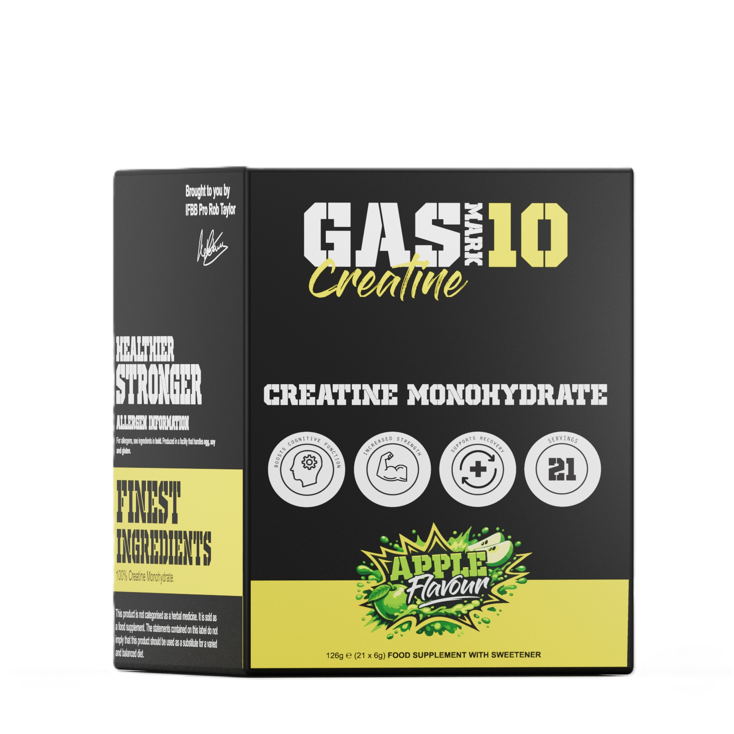 Gas Mark 10 Creatine Powder Stick Pack 21x6g