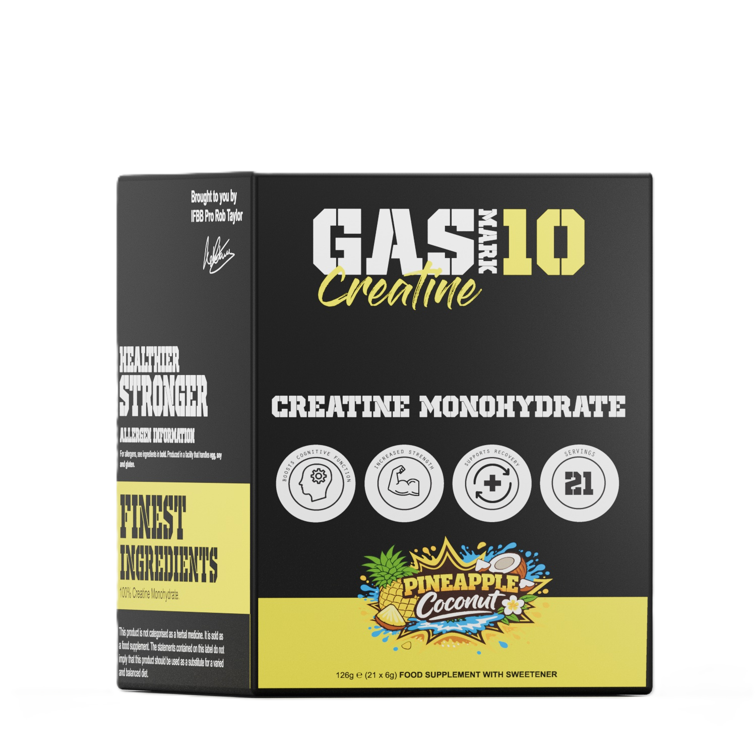 Gas Mark 10 Creatine Powder Stick Pack 21x6g