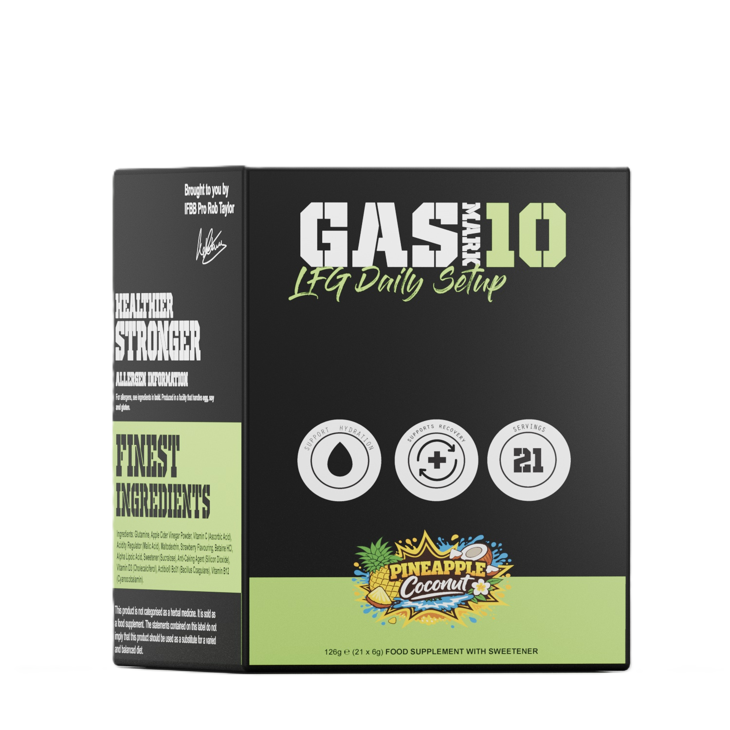 Gas Mark 10 LFG Daily Set Up Powder Stick Pack 21x6g
