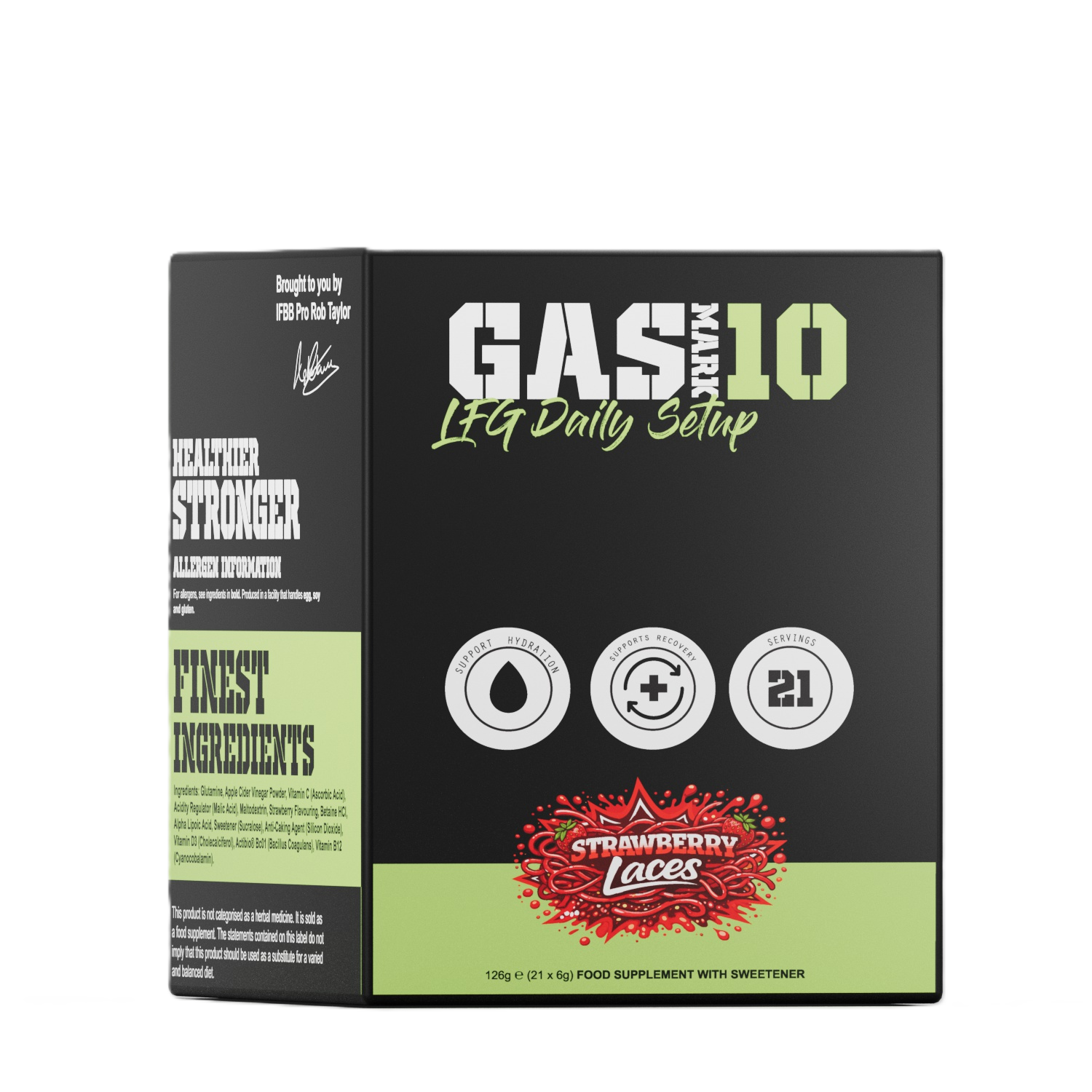 Gas Mark 10 LFG Daily Set Up Powder Stick Pack 21x6g