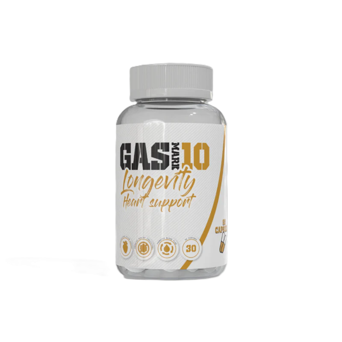 Gas Mark 10 Heart Support 90 Caps