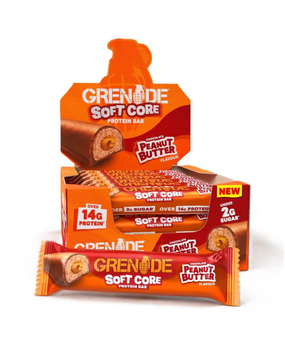 ADD SELL PRICE Grenade Protein Bar Soft Core 12x50g