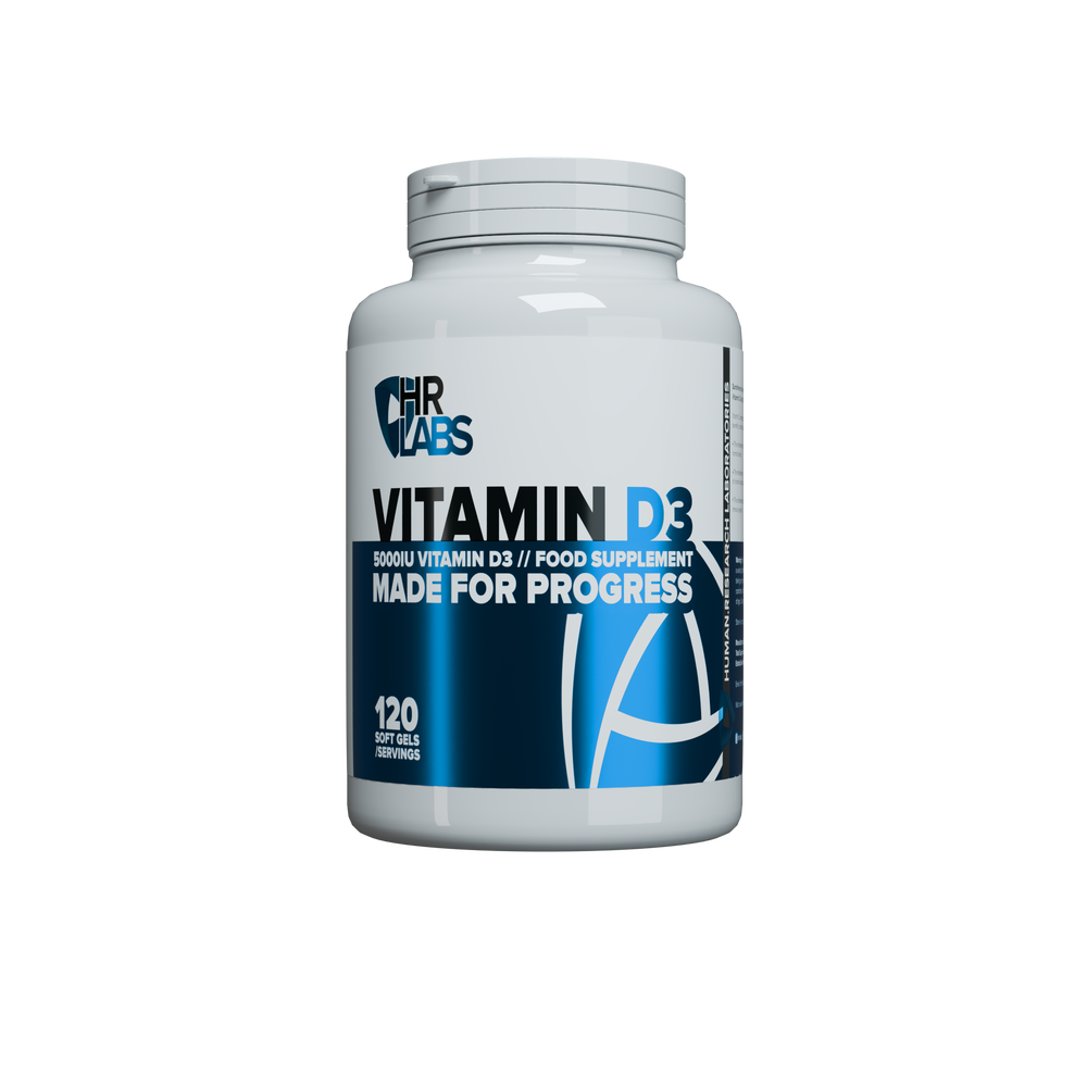 HR Labs Vitamin D3 120 Softgels